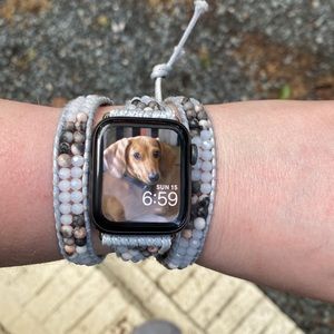 EUC•Victoria Emerson Apple 38/40 beaded wraparound band